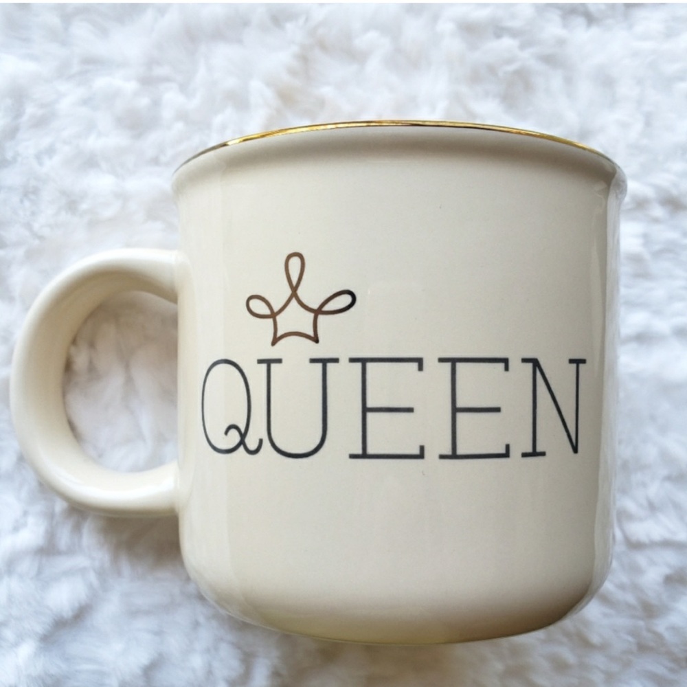 THESHOLD “QUEEN” Stoneware Coffee Mug